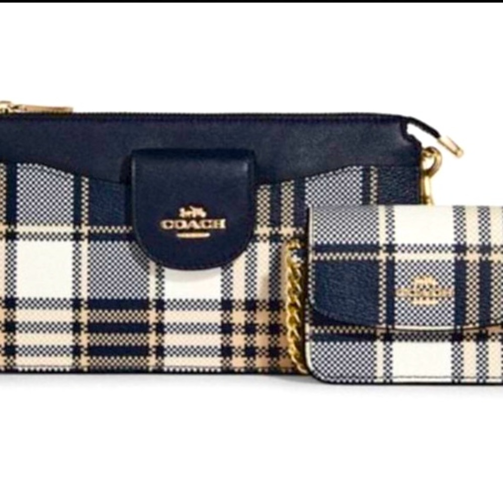 Coach Poppy Crossbody with card case wallet